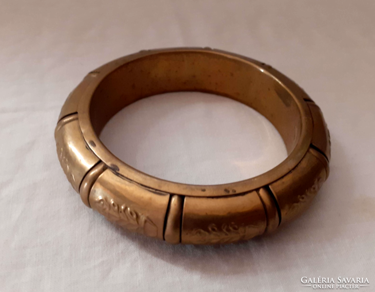 Old sophisticated copper bracelet bangle