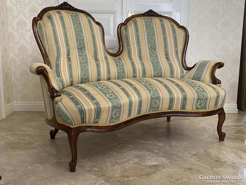 Exclusive antique baroque sofa ca. 1870