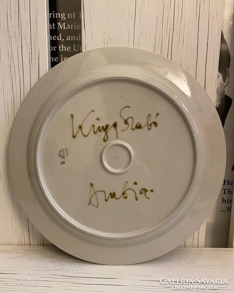 Szabó kinga ceramic wall plate