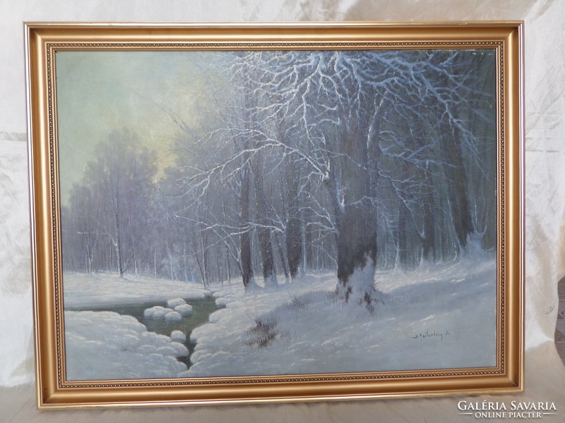 Mesterházy dénes: winter forest