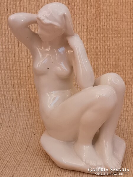 Czechoslovak ceramic female nude