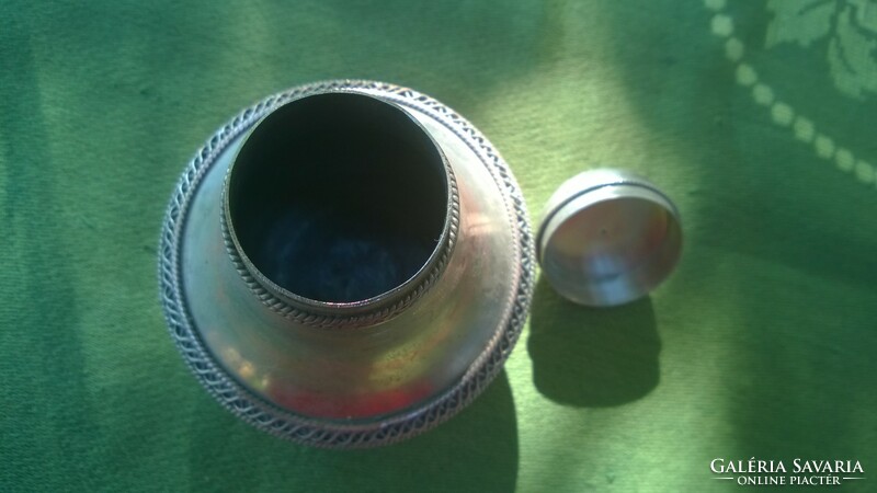 Silver-plated antique sugar bowl v. Other? Nice shape