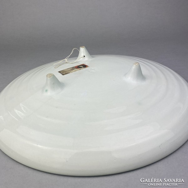 Ceramic wall plate / centerpiece - gorka gauze - applied arts company