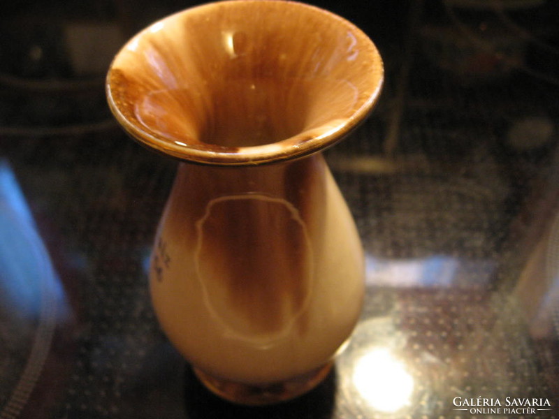 Retro scheurich German ceramic small violet vase