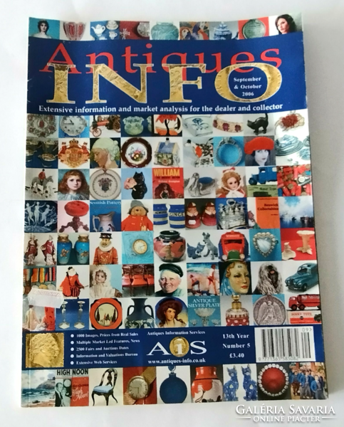 Antiques info 2006 October & September - antiques information publication (in English)