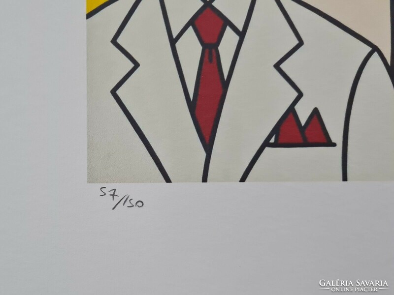Roy Lichtenstein: "Táj figurákkal"