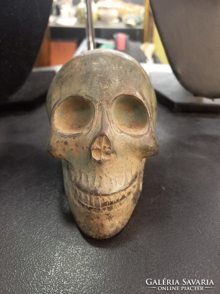 Bronze skull