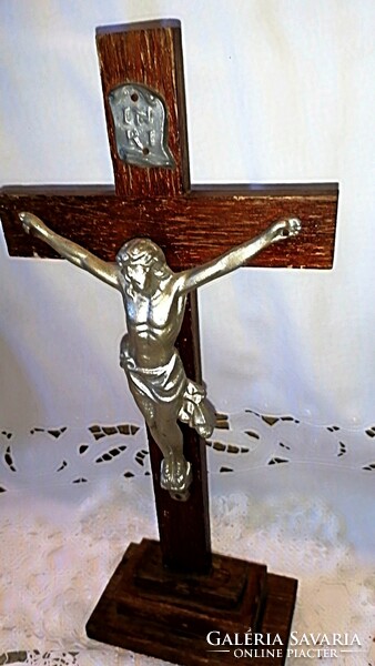 Vintage wooden crucifix for home altar