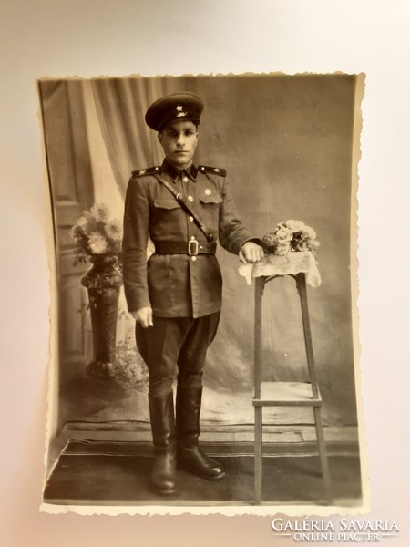 Régi katona fotó 1953 férfi fénykép
