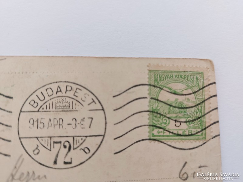 Régi képeslap 1915 katonai levelezőlap WW1