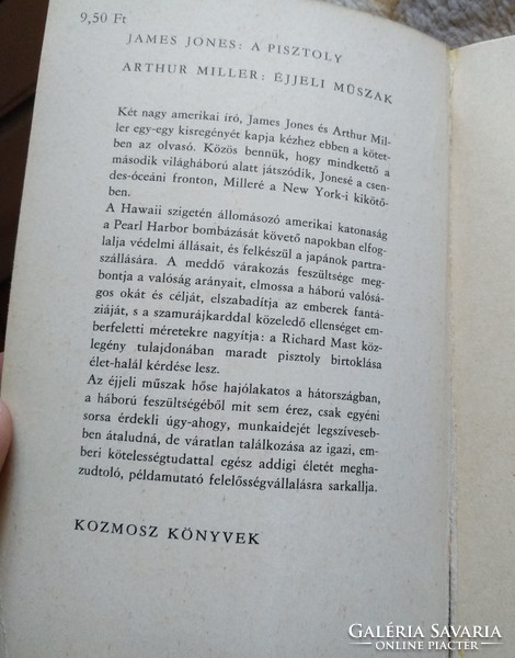 Miller: Éjjeli műszak, Jones: A pisztoly, 2 kisregény, alkudható!