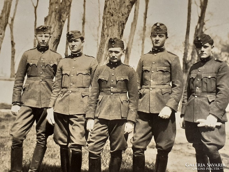 Régi katona fotó 1928 fénykép csoportkép