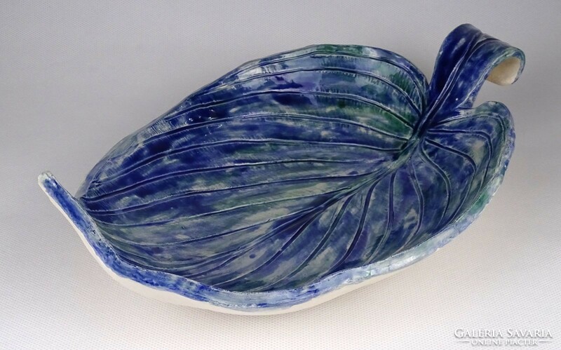 1K914 marked weaver ceramic fruit offering bowl 19 x 29 cm