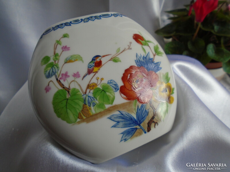 Oriental hand-painted vase.