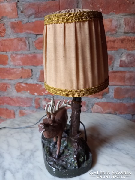 50 Cm wrought iron table lamp for sale.