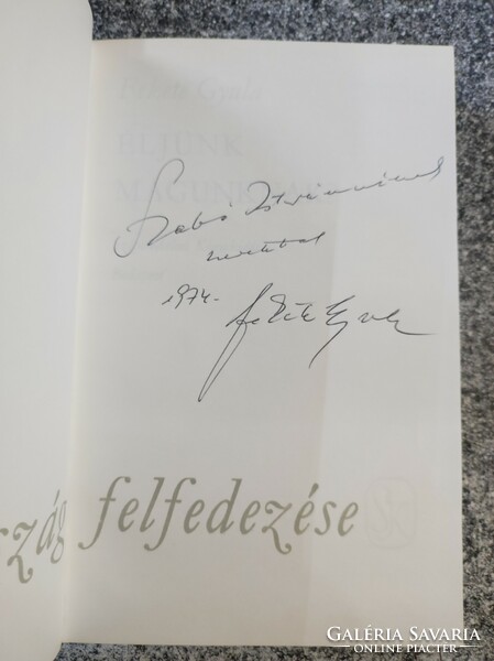 Signed by Black Gyula !!! His book: should we live for ourselves? - 1974.