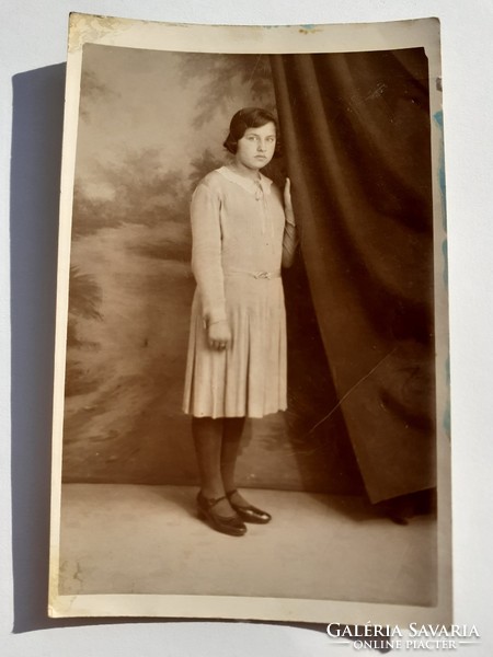 Régi női fotó 1938 vintage női fénykép