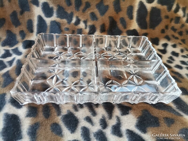 Vintage glass decorative cake stand, Christmas decor, unique gifts, crystal cake stand