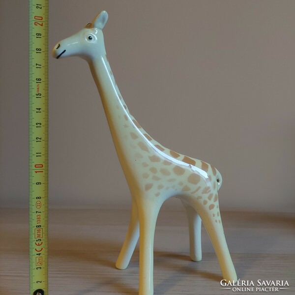 Rare collectible granite giraffe figure