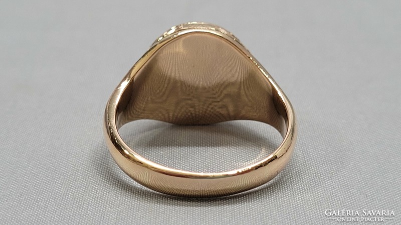 14 K arany pecsét gyűrű 19,09 g