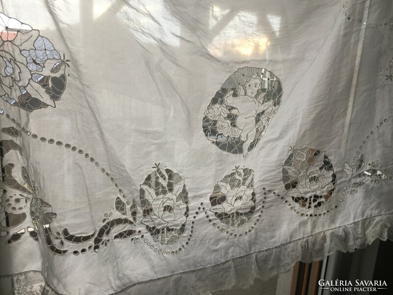 Angyalkás batiszt függöny