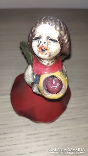 Original bozner engel thun ceramic angel candlestick red