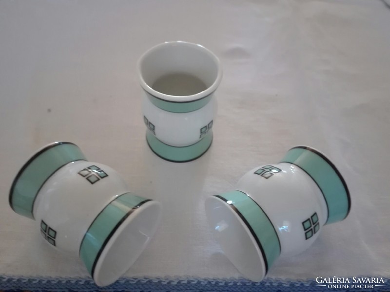 3 porcelain napkin rings. 6X4.5 Cm xx