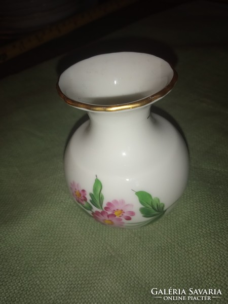 Herend gilded small vase 7 cm in perfect condition