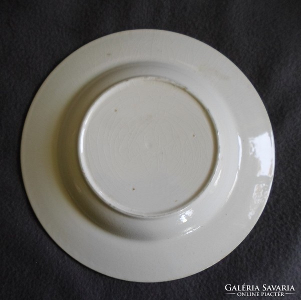Antik jelenetes tányér - Almaszedők