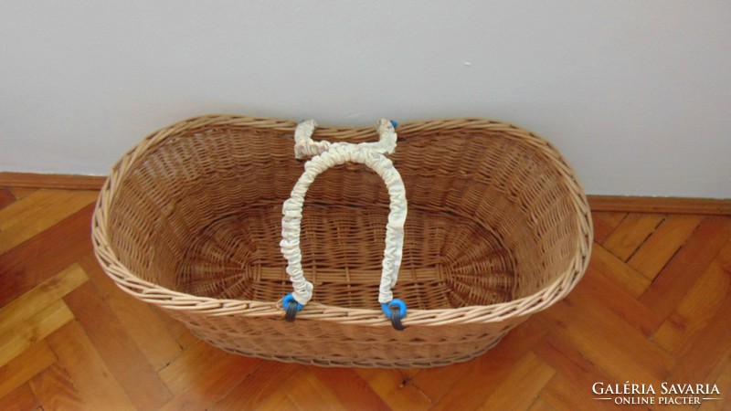 Vintage large wicker wicker basket