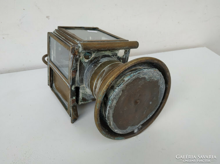 Antique railway bakter carbide lamp copper 206 6116