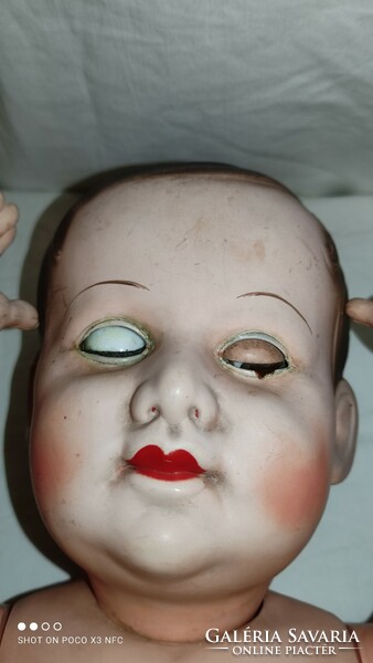 Now worth the price!!! Antique petitcollin doll celluloid doll damaged