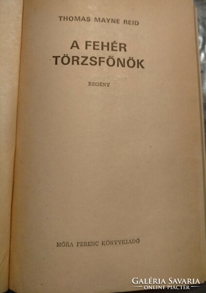 Reid: A fehér törzsfőnök, Delfin könyvek sorozat, Alkudható