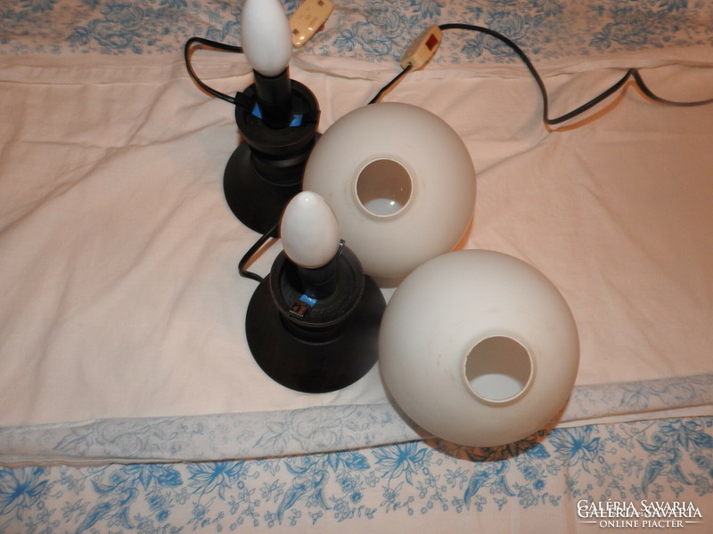 Vintage gömb fali lámpa pár