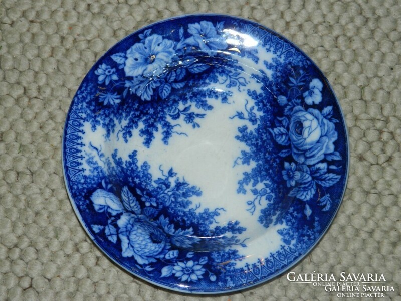19th century august nownn cobalt painted wall plate