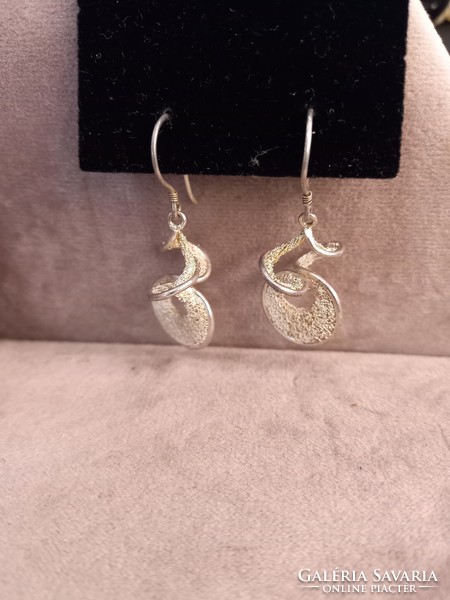 Indonesian silver earrings