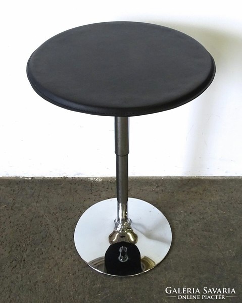1L048 Krómlábas állítható magasságú Space Age design körasztal bárasztal