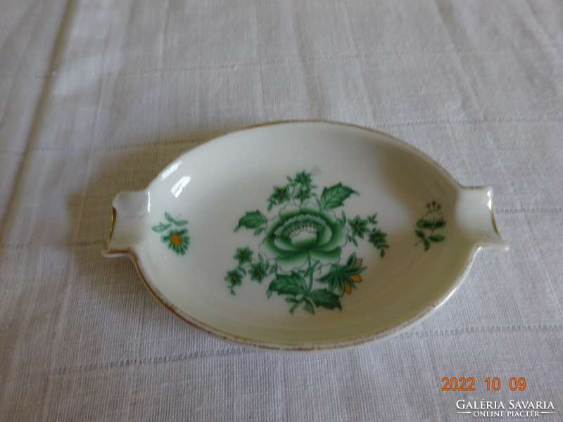 Small ashtray with green Appony pattern from Herend