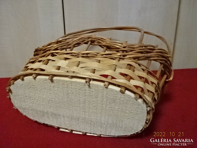 Wicker wicker basket, gift basket, 29 cm wide. He has! Jokai.