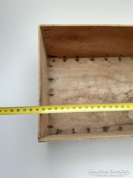 Old wooden chest fischer & lukács perfume factory budapest wooden box
