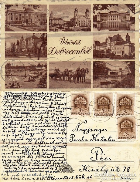 Debrecen részletek 1942      .Posta van !