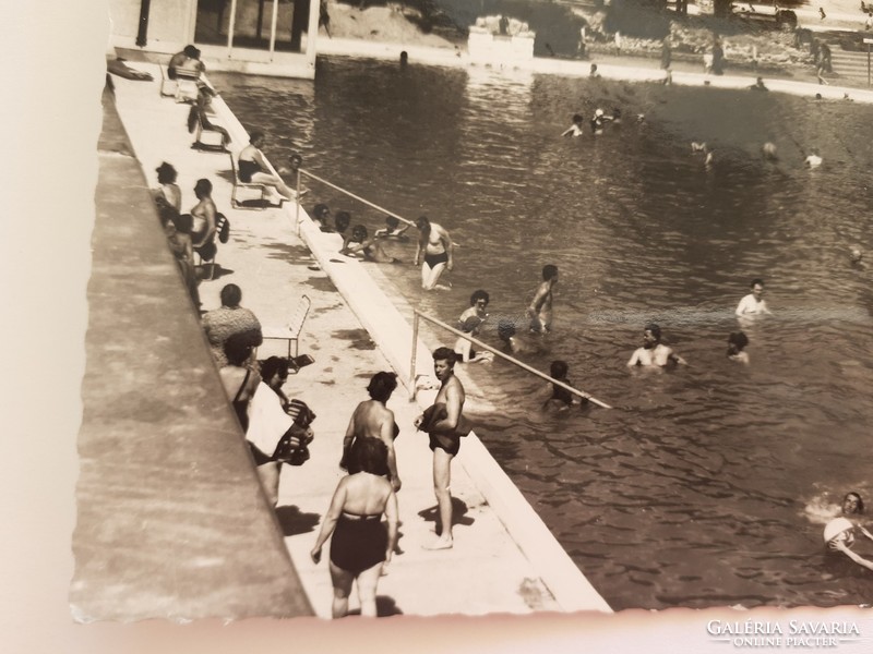 Régi képeslap1969 Harkány gyógyfürdő fotó levelezőlap