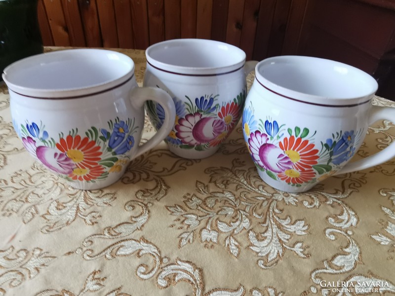 6 ditmar urbach belly mugs and plates together (3-3)