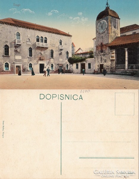 Horvát Trogir  1911       .Posta van !