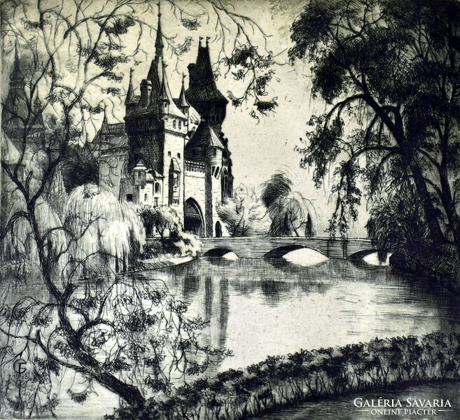 Ferenc Gulyás ( 1898-? ) Vajdahunyad Castle