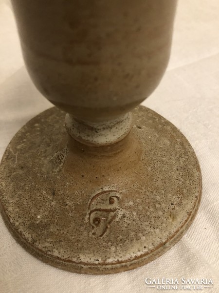 Ceramic candle holder 11 cm