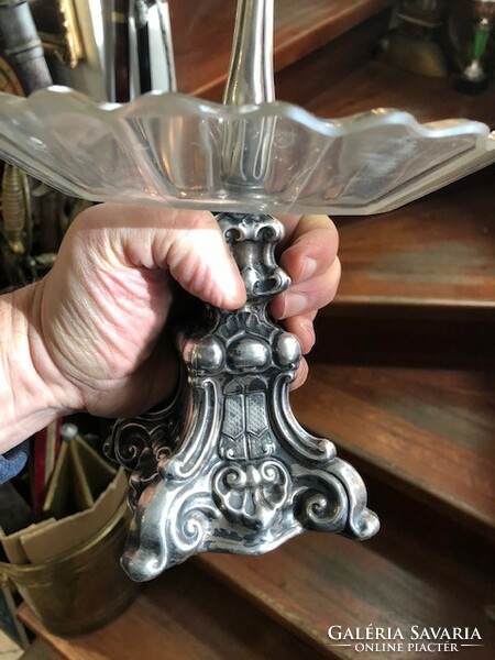 Baroque silver centerpiece, excellent, master's mark, height 32 cm. From 1856