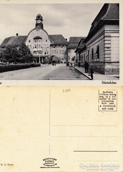 Kassa Városháza kb 1940     .Posta van !