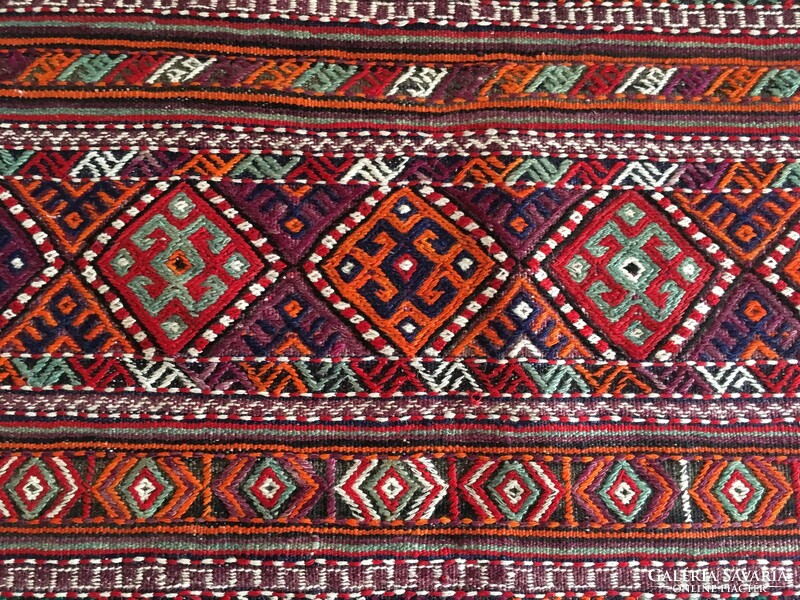 Iranian Kurdish kilim carpet
