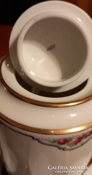 HaasCzjzek Csehszlovák porcelán tea kiöntő 4 csészével.